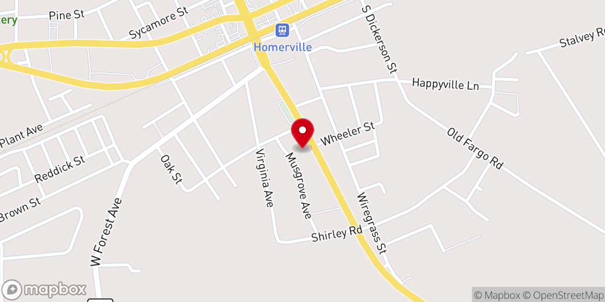 Map showing location of Dairy Queen Grill & Chill