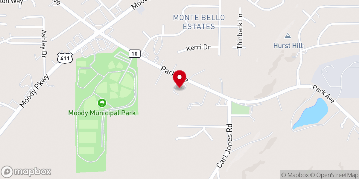Map showing location of The Gathering Place Church
