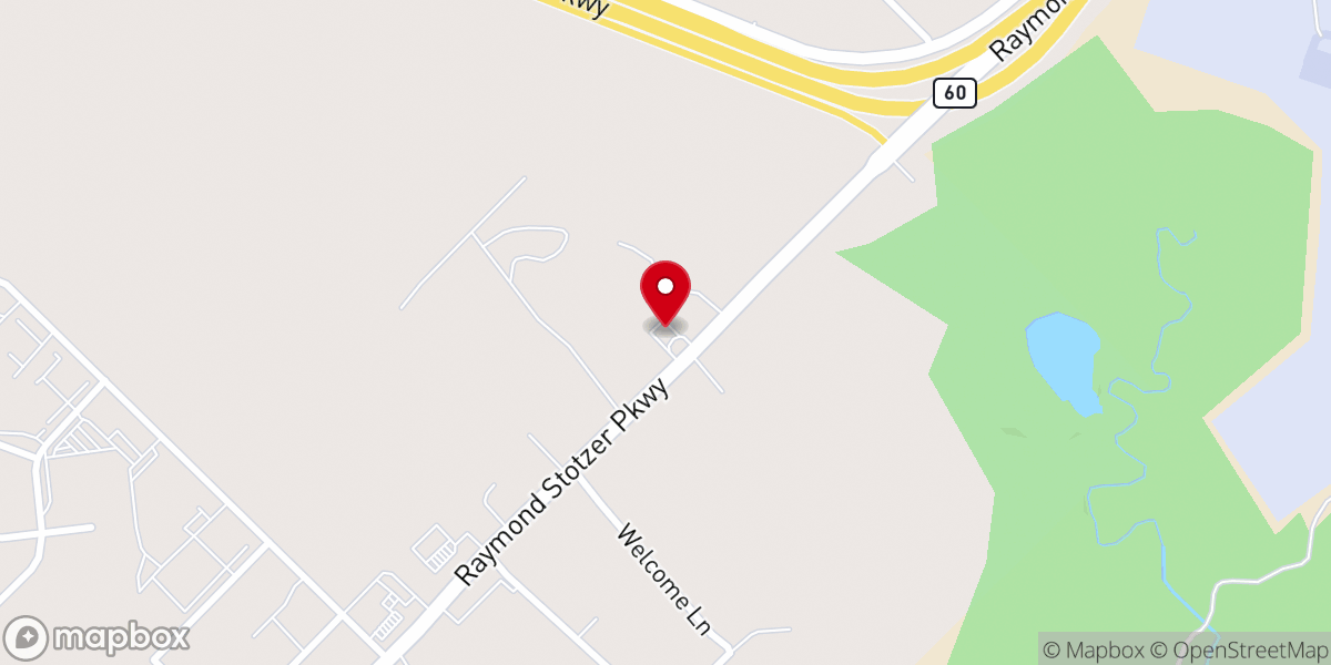 Map showing location of Hope Evangelical Free Church
