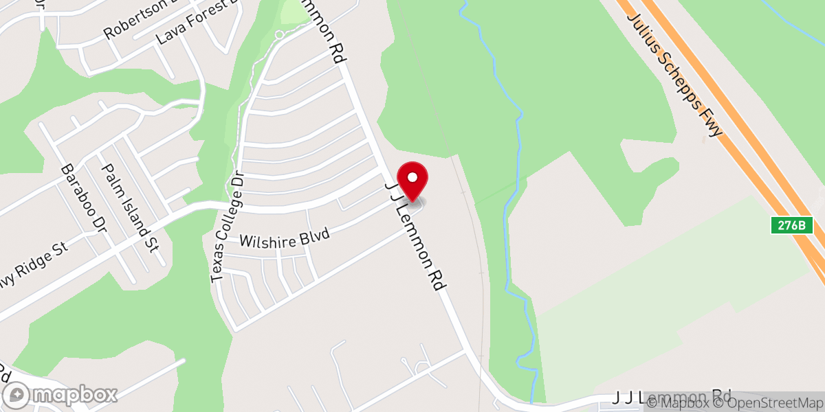 Map showing location of College Park Baptist Church