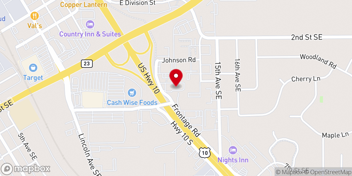 Map showing location of Salvation Army