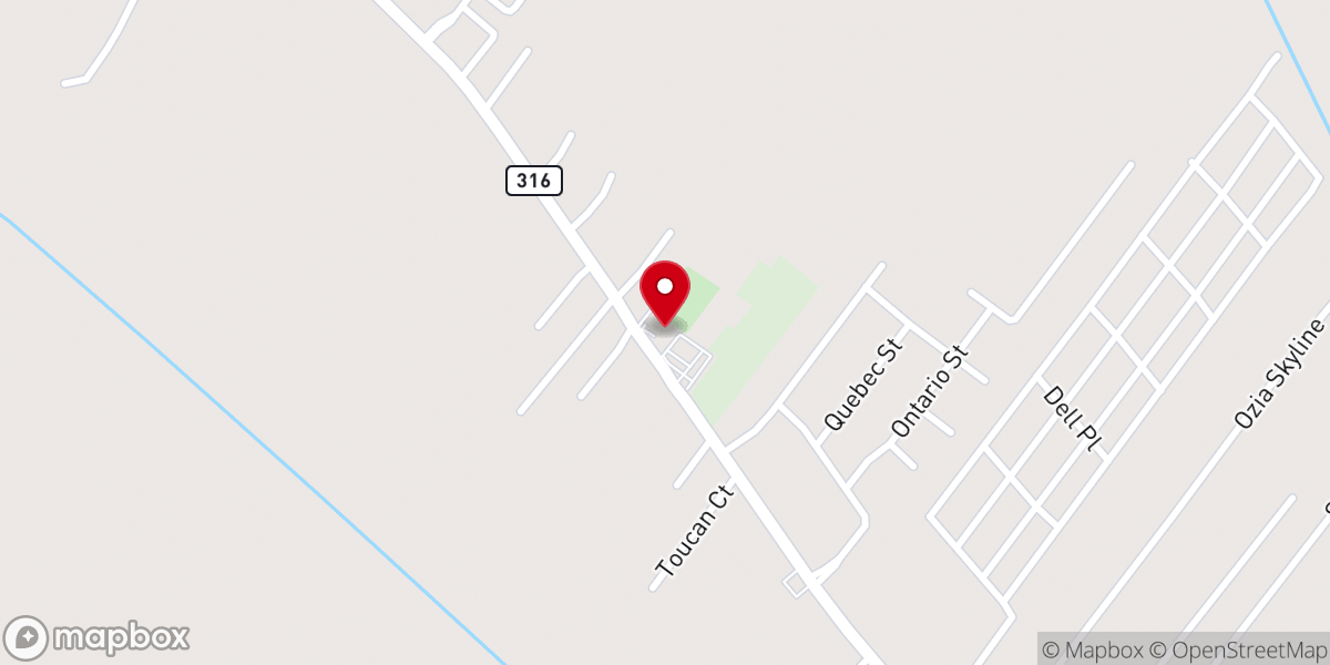 Map showing location of St Louis Catholic Church