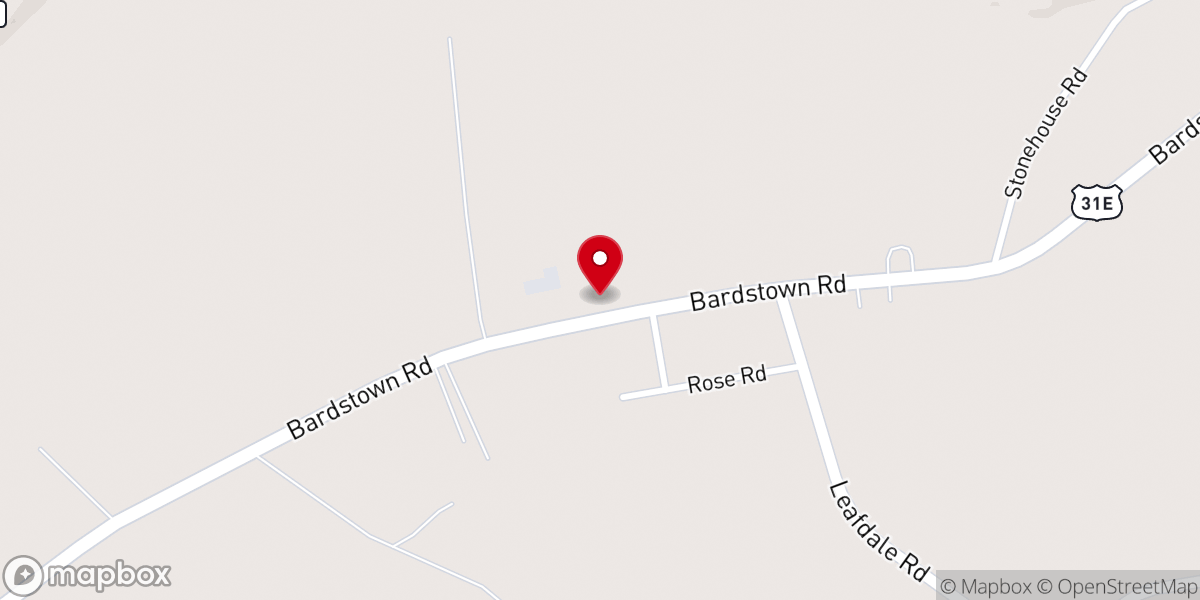 Map showing location of Ovesen Heights Baptist Church
