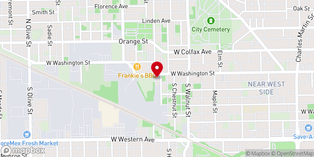 Map showing location of New Testament Missionary Baptist