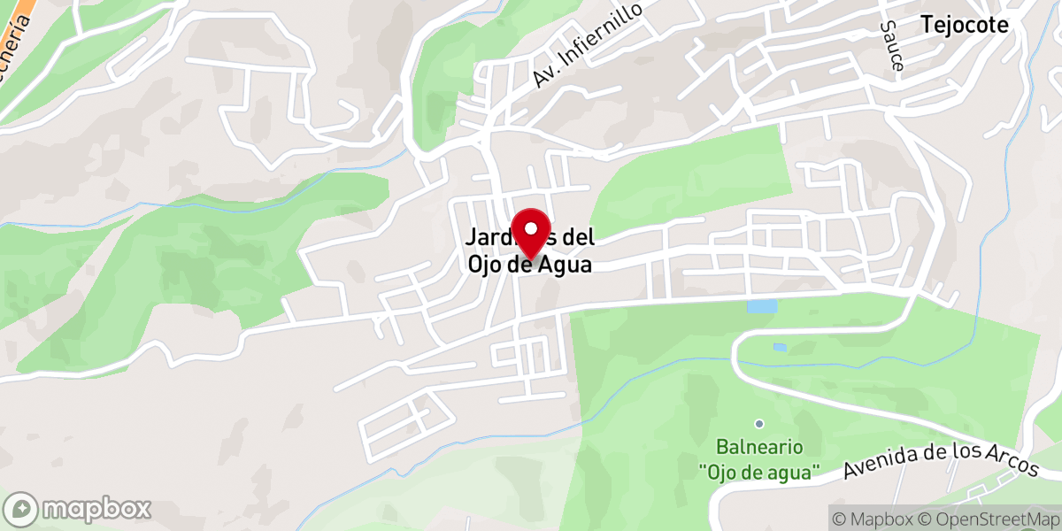 Map showing location of Iglesia Cristiana El Buen Pastor
