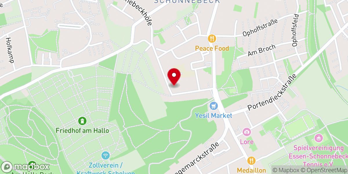 Map showing location of Immanuelkirche - Evangelische Kirchengemeinde Essen Schonnebeck