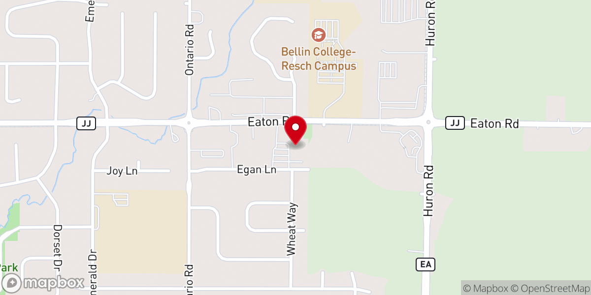 Map showing location of Messiah Lutheran Church