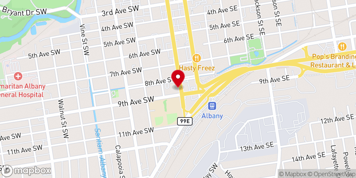 Map showing location of St Mary's Soup Kitchen