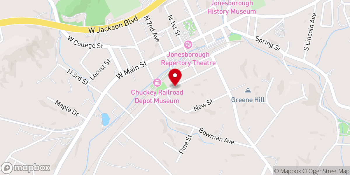 Map showing location of Cowboy Church
