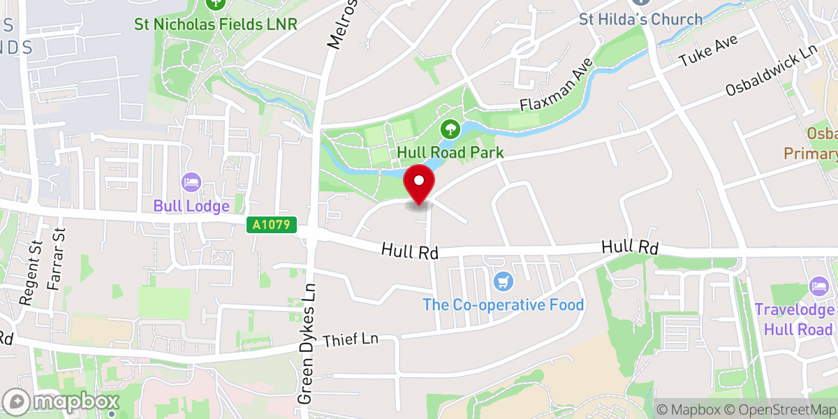 Map showing location of Priory Medical Group - Park View Surgery