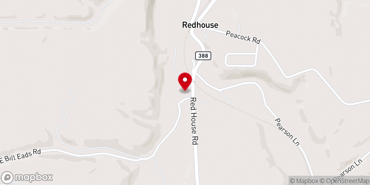 Map showing location of Red House Global Methodist Church