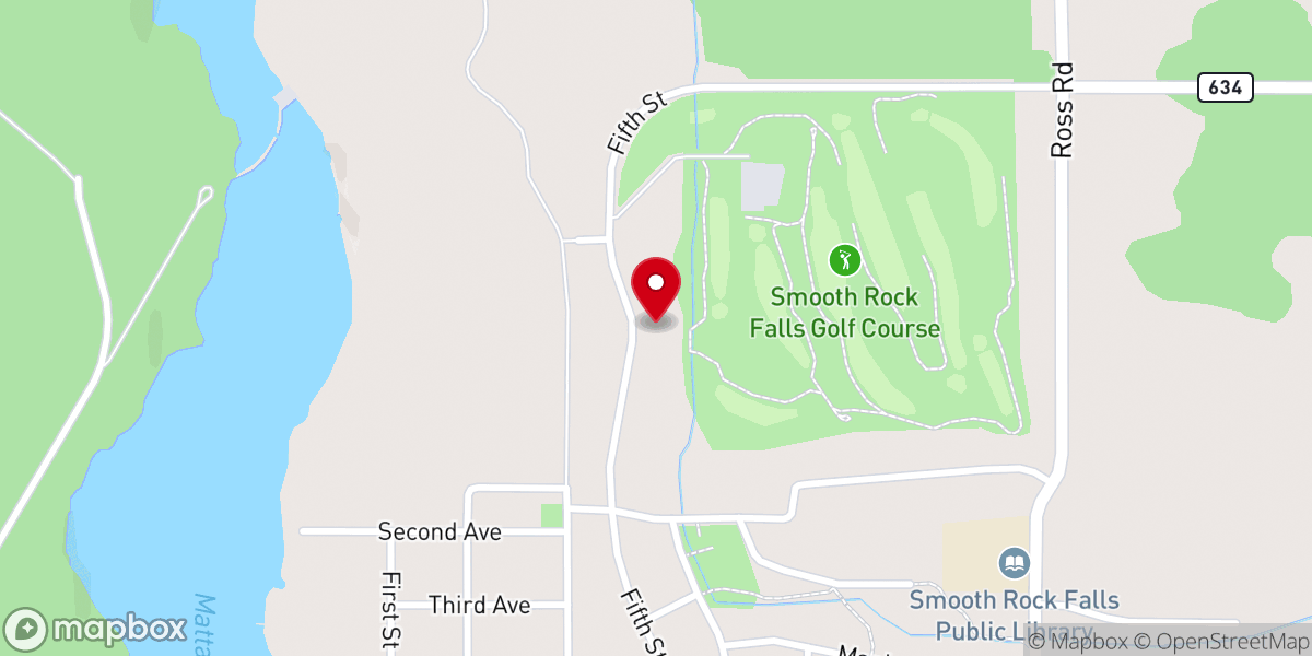 Map showing location of Reg Lamy Cultural Centre