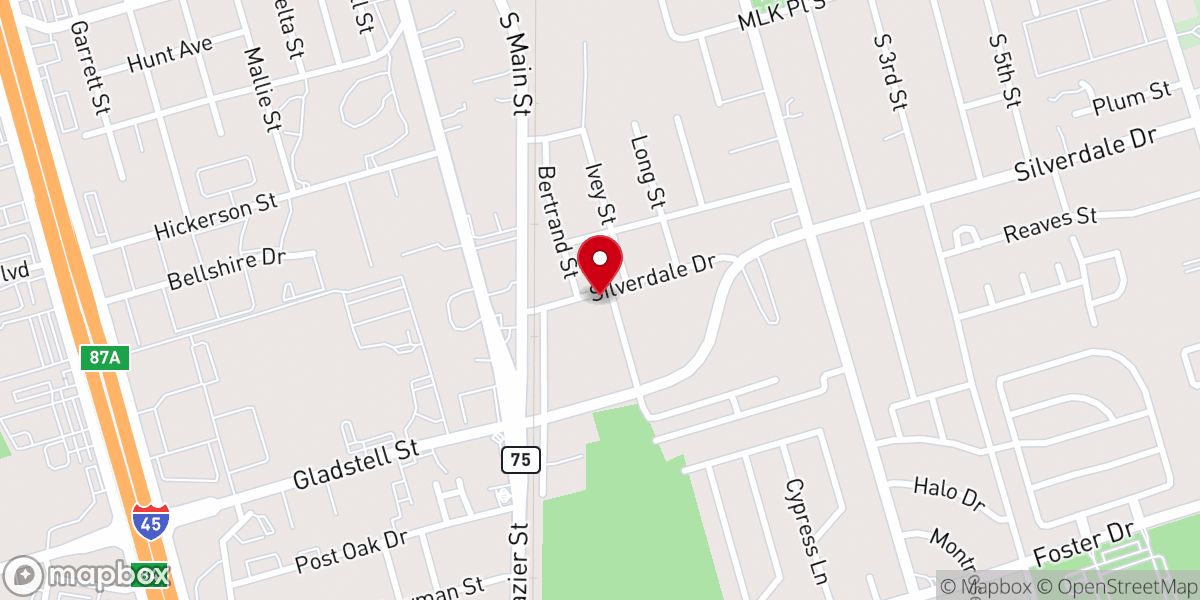Map showing location of Iglesia Adventista del Séptimo Día Hispana de Conroe / Conroe Spanish Seventh-day Adventist Church