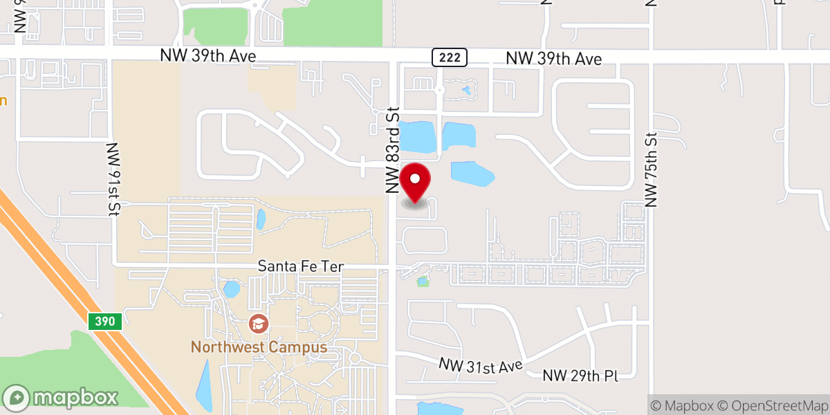 Map showing location of Meizon Church