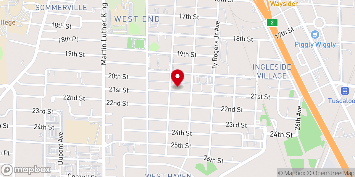 Map showing location of A Greater Destiny Christian Fellowship