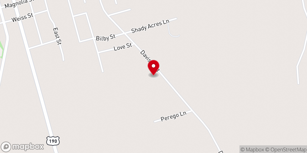 Map showing location of Newton Missionary Baptist Church