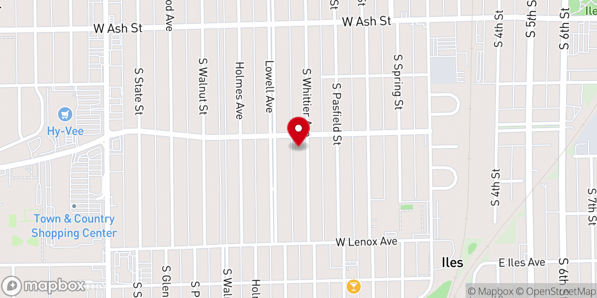 Map showing location of Abundant Faith Outer Park Campus