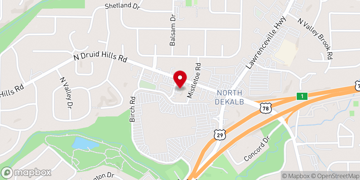 Map showing location of Christ Cosmopolitan Incorporated - Georgia
