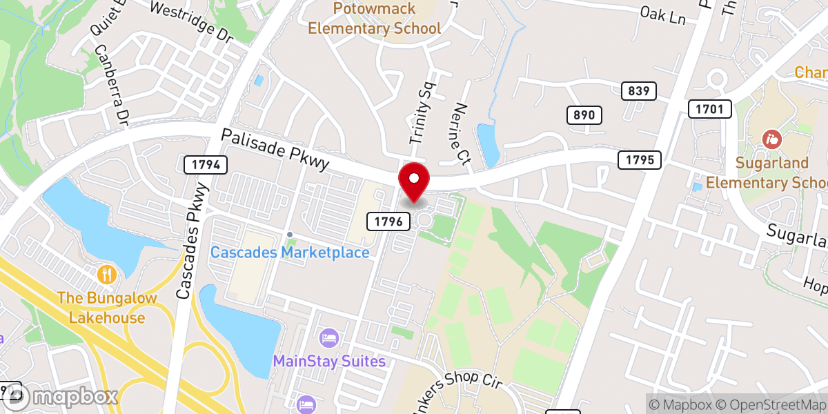 Map showing location of Community Lutheran Church
