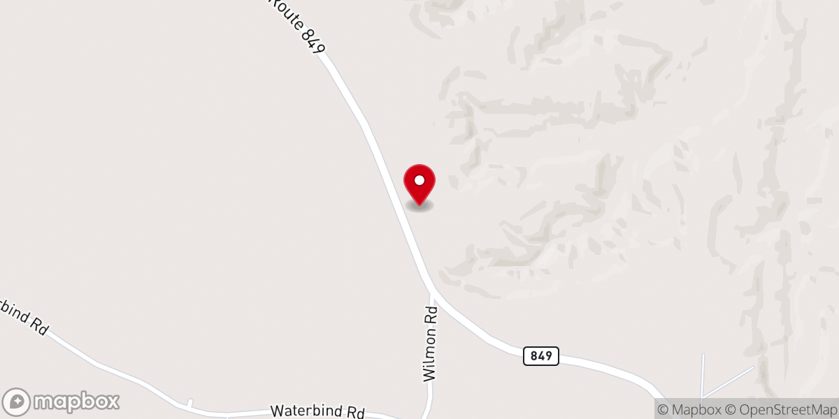 Map showing location of Garden Valley Baptist Church