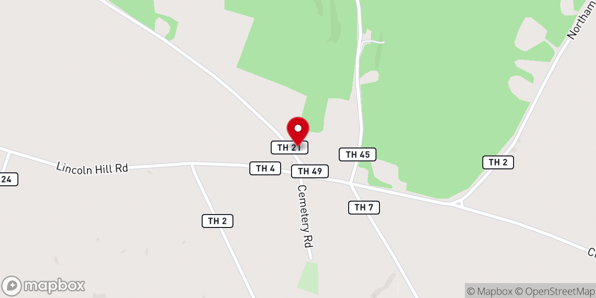 Map showing location of Shrewsbury Community Meeting House