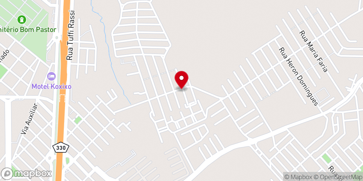 Map showing location of Igreja Batista Independente Parque