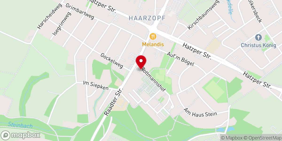 Map showing location of Kirche Haarzopf - Evangelische Kirchengemeinde Essen-Haarzopf