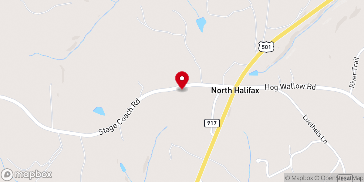Map showing location of Christian Tabernacle Baptist Church