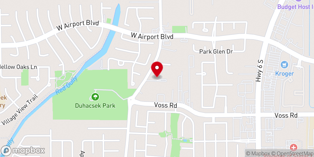 Map showing location of Deeper Life Bible Church Sugar Land