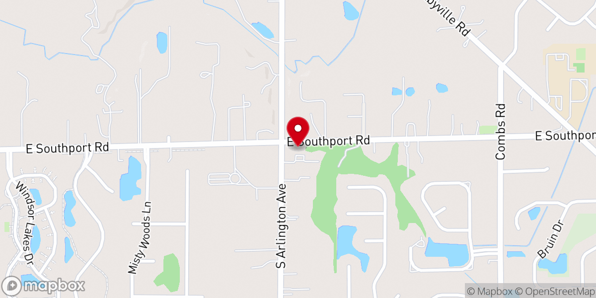 Map showing location of Franklin Park Church