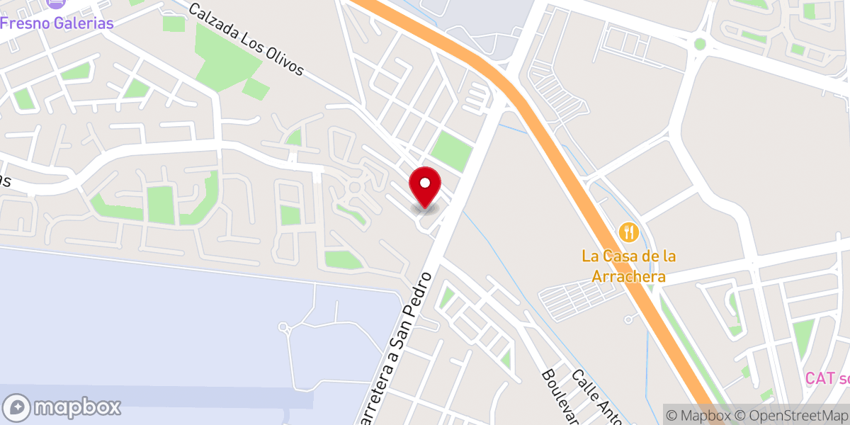 Map showing location of Primera Iglesia Bautista Fundmetal Independiente Rancho Ana