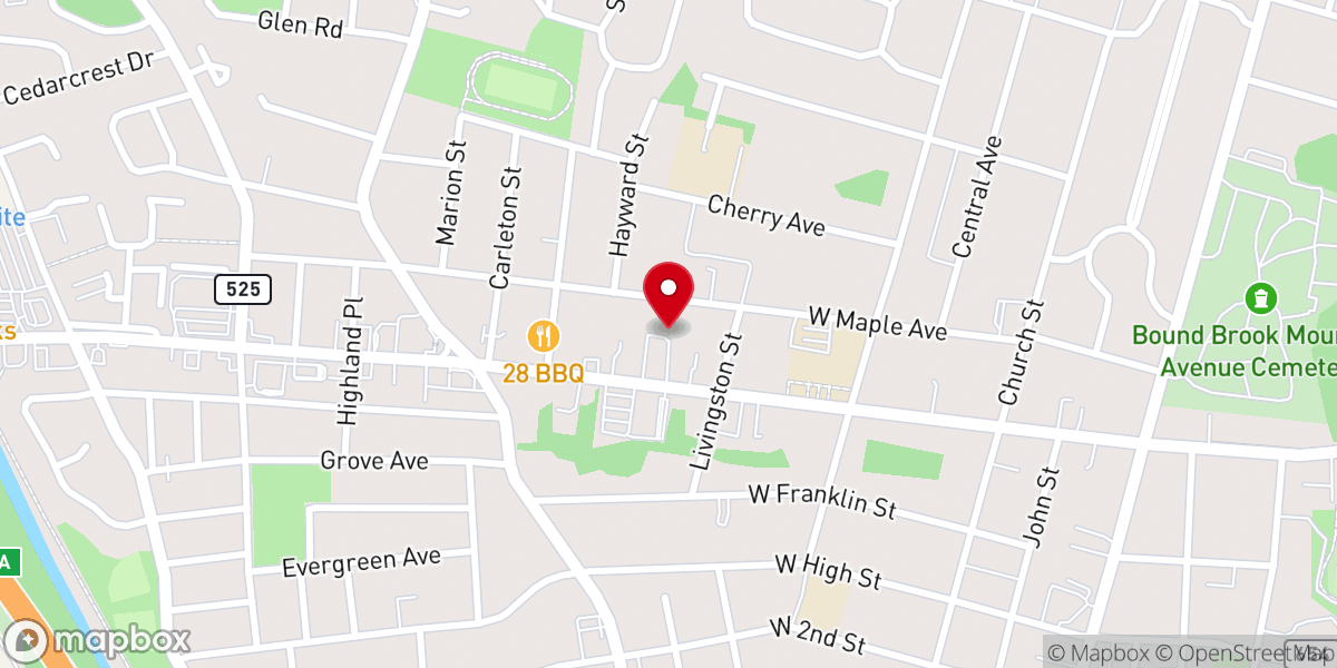Map showing location of Mission Baptist Church Inc