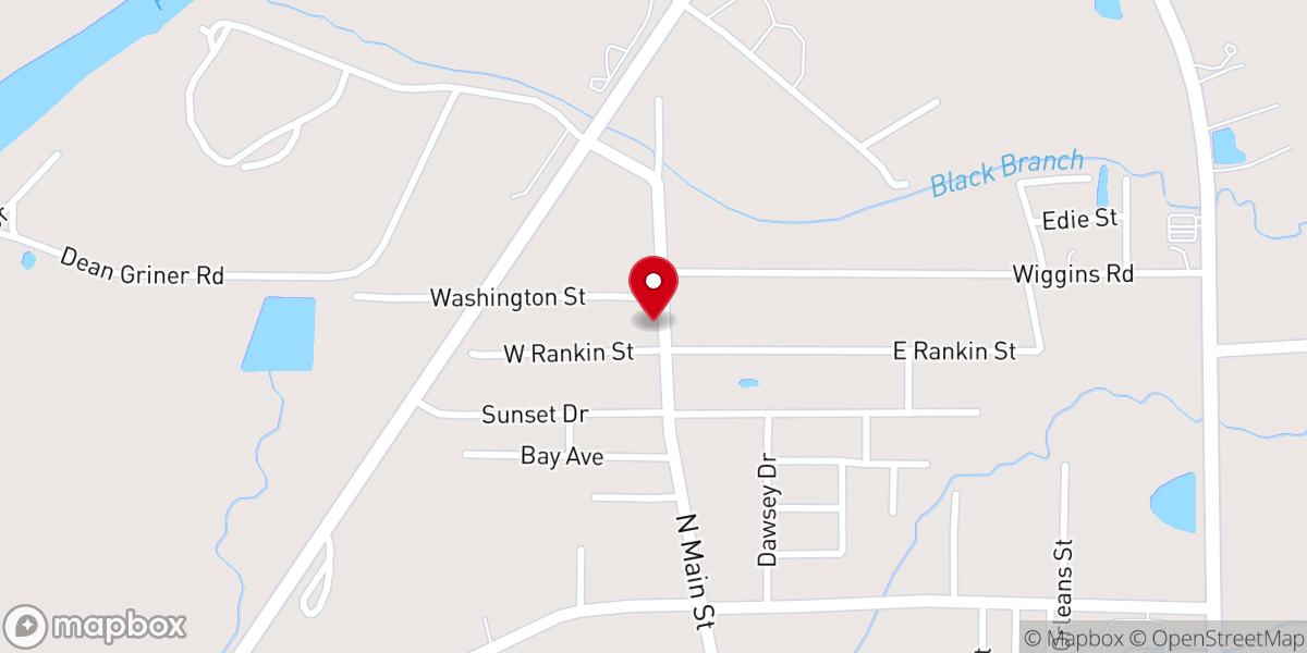 Map showing location of North Columbia Church of God