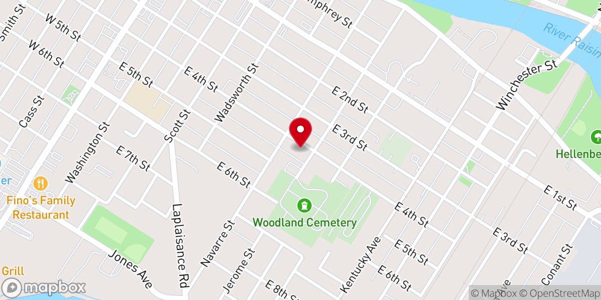 Map showing location of Upon this rock ministries