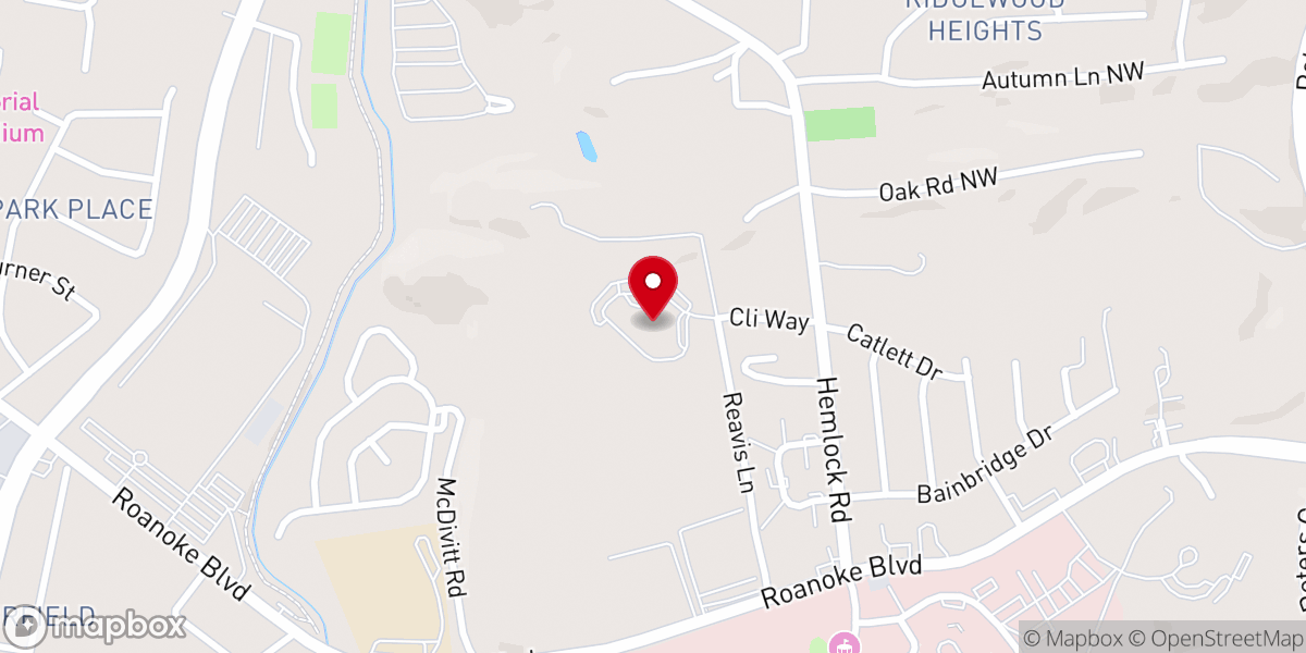 Map showing location of CLI Church
