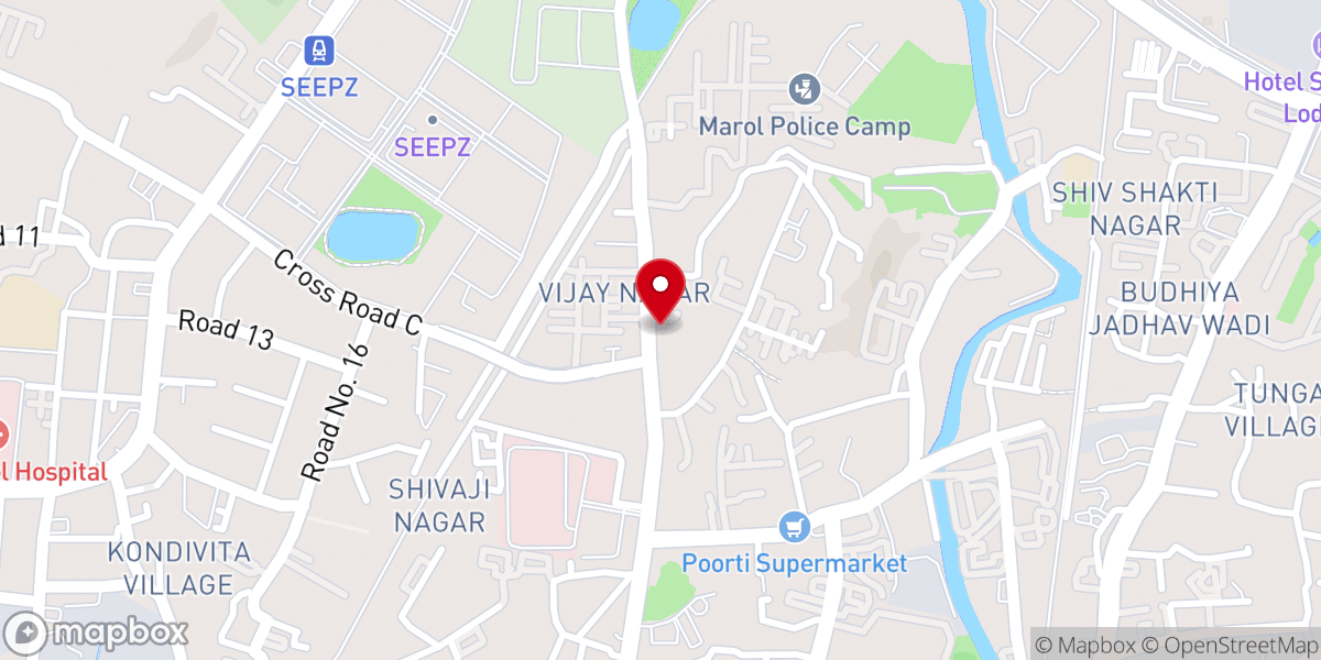 Map showing location of St. Vincent Pallotti Church