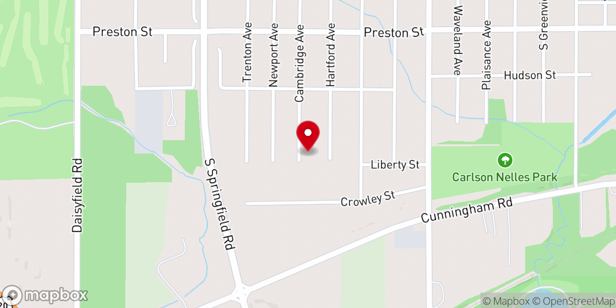 Map showing location of Twelve Gates Church of God in Christ
