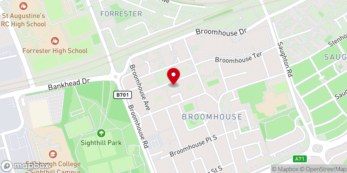 Map showing location of St Joseph's Catholic Church