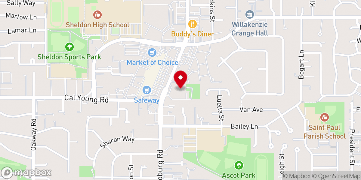 Map showing location of Saint Thomas Episcopal Church