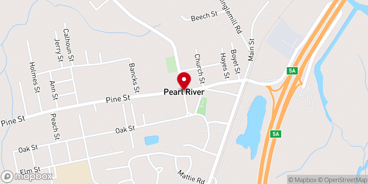 Map showing location of Nazarene church