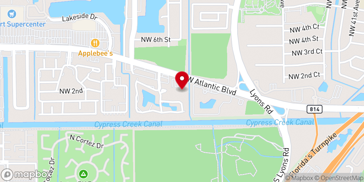 Map showing location of Margate Christian Academy