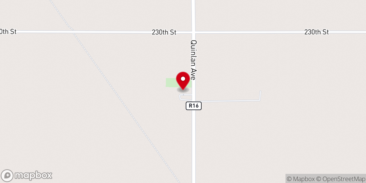 Map showing location of Dallas Center Dunkard Brethren Church