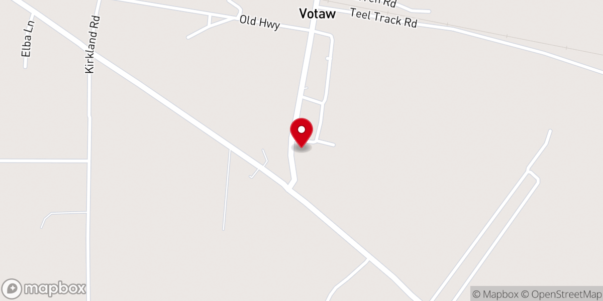 Map showing location of Encounter Church Votaw