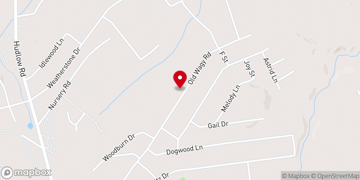 Map showing location of True Vine Pentecostal Church