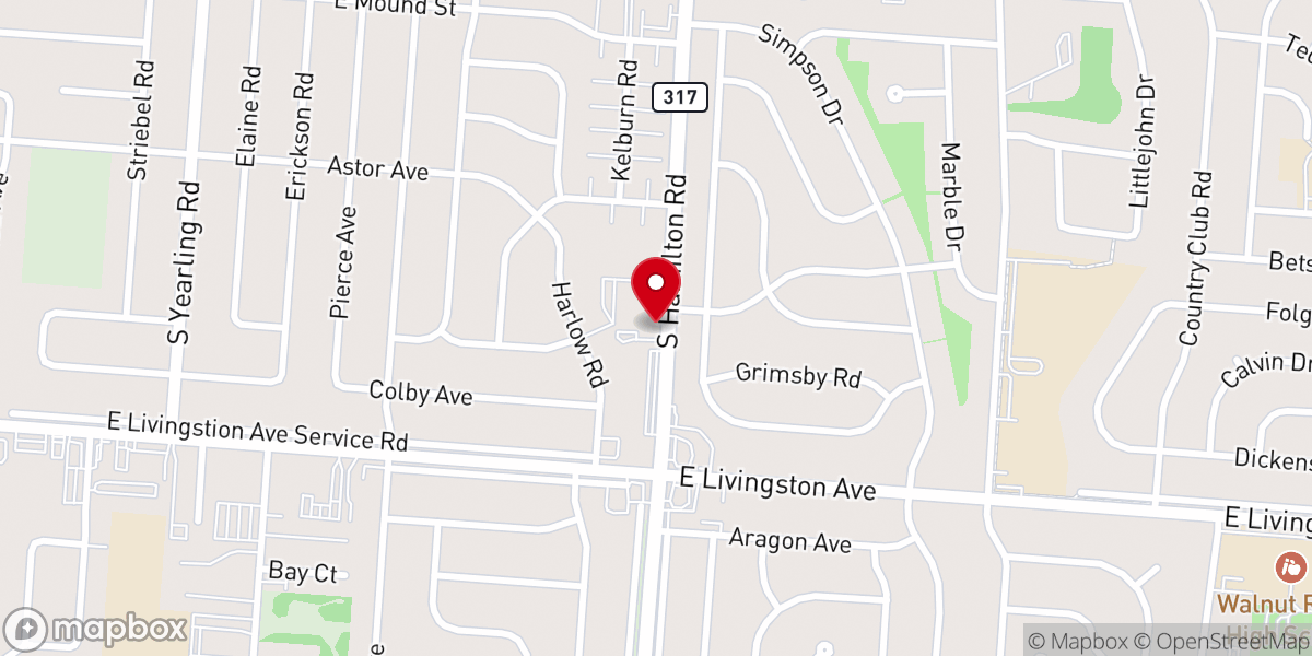 Map showing location of New Covenant Faith Ministries