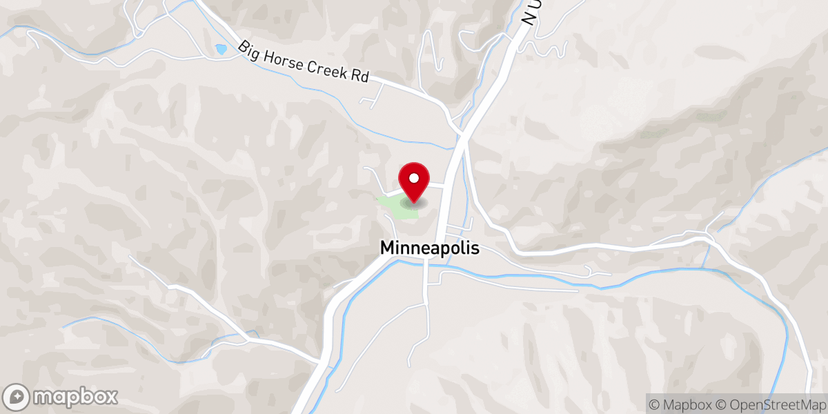 Map showing location of Minneapolis Global Methodist Church