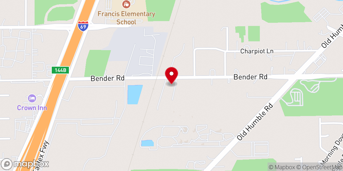 Map showing location of New Hope Church