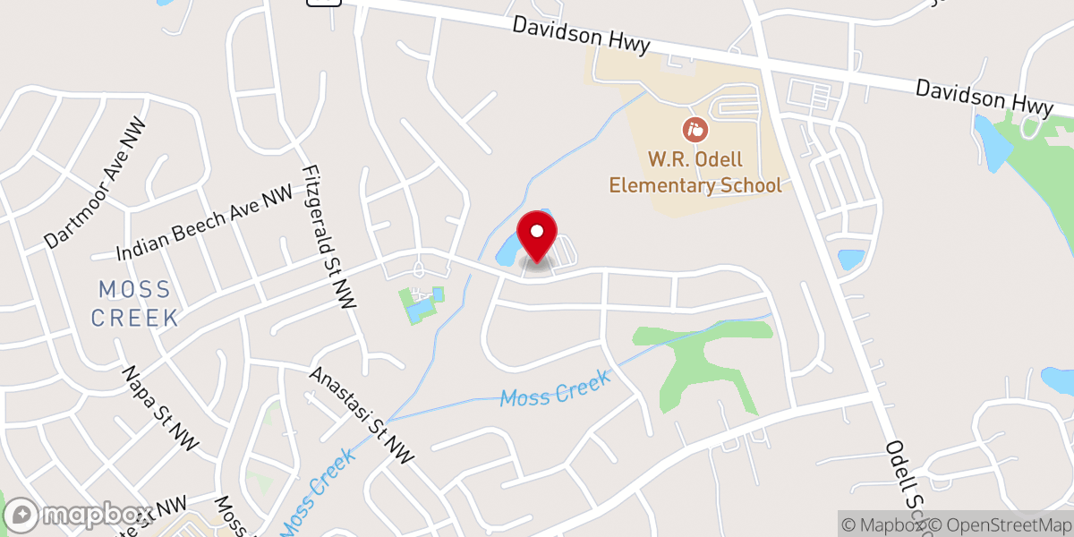 Map showing location of Bethel Temple Faith Church