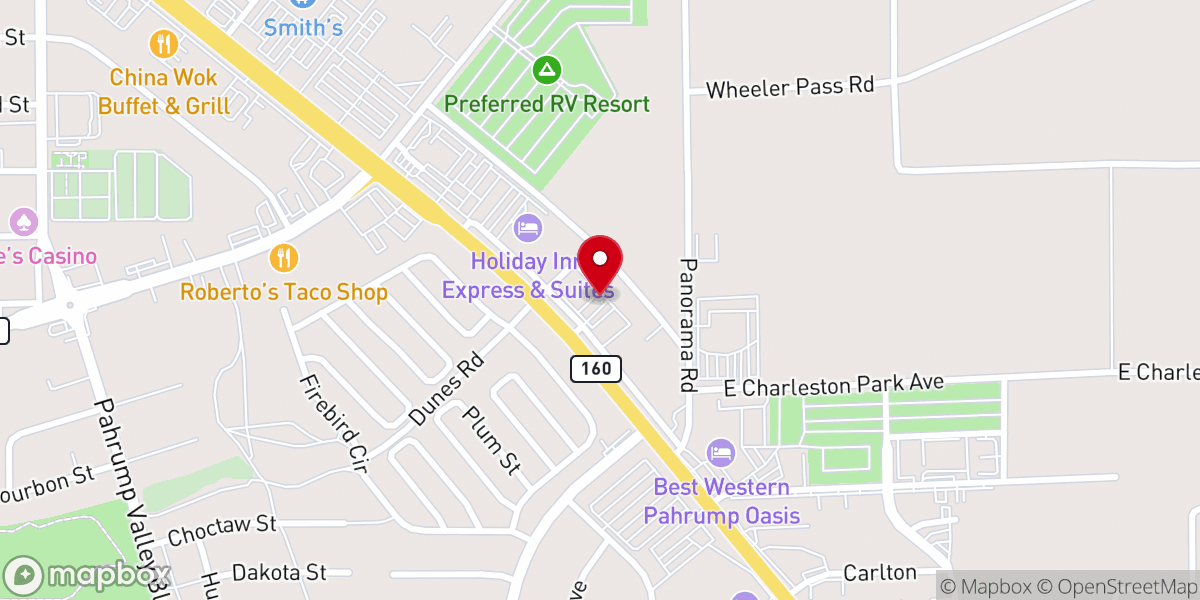 Map showing location of Wheeler Springs Plaza
