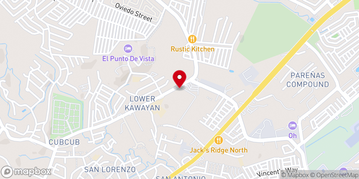Map showing location of St. Joseph Priory